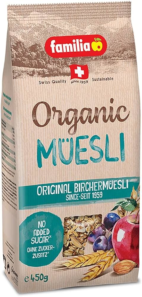 Ngũ cốc Familia Organic Swiss Bircher Muesli 450g