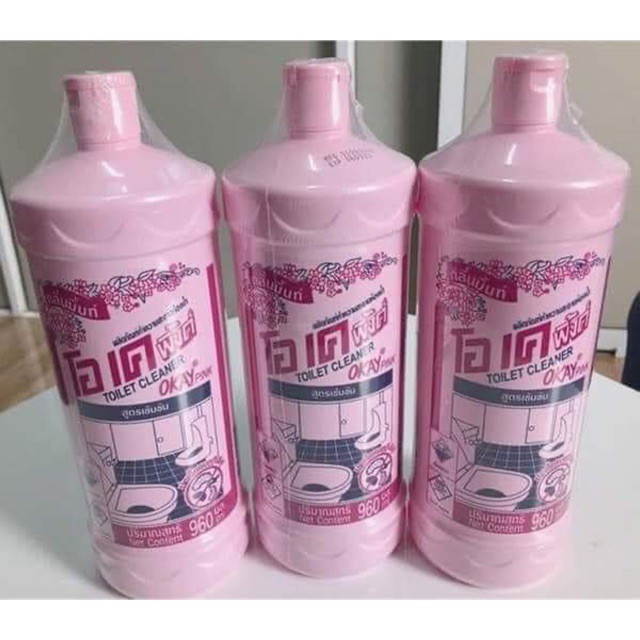 Nước tẩy rửa bồn cầu nhà vệ sinh okey thái lan cực mạnh