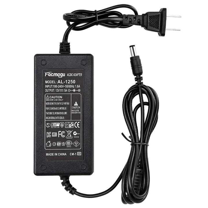 Nguồn adapter 12v 5a jack dc 5.5x2.5mm