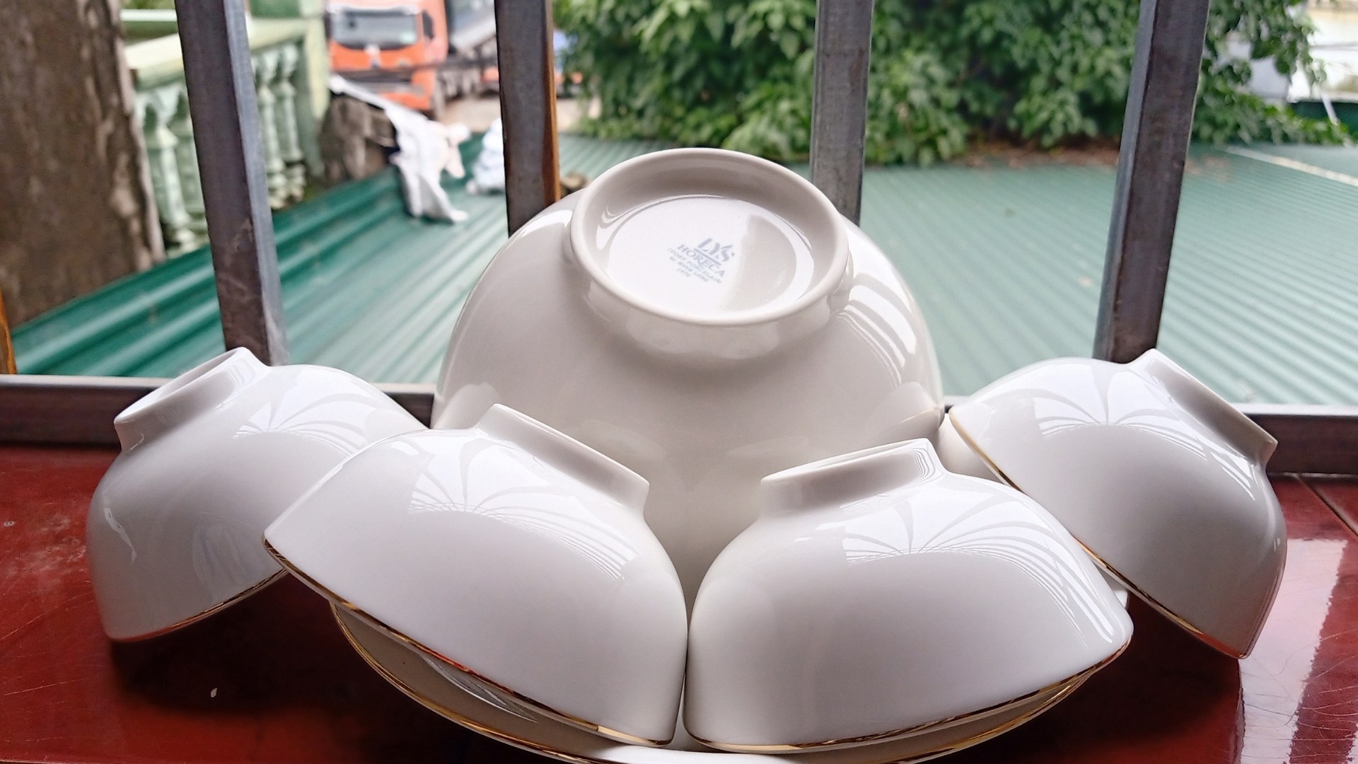 Bộ chén bát ăn cơm sứ Minh Long 6 món