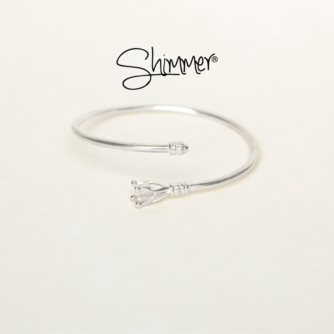 Vòng tay nữ bạc 925 cao cấp shimmer silver thiết kế sang trọng - queen - trang sức bạc 925 shimmer silver