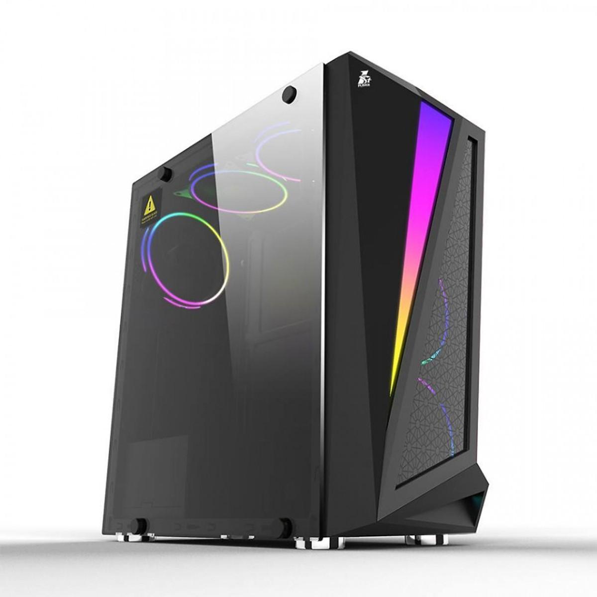 Vỏ máy tính case 1stplayer rainbow r5 led rgb new 100% không kèm fan