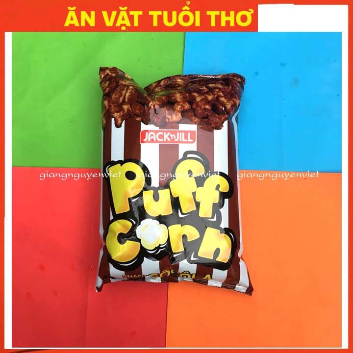 Bim bim Snack Puff Corn vị sô cô la gói 45g/gói Bim bim socola