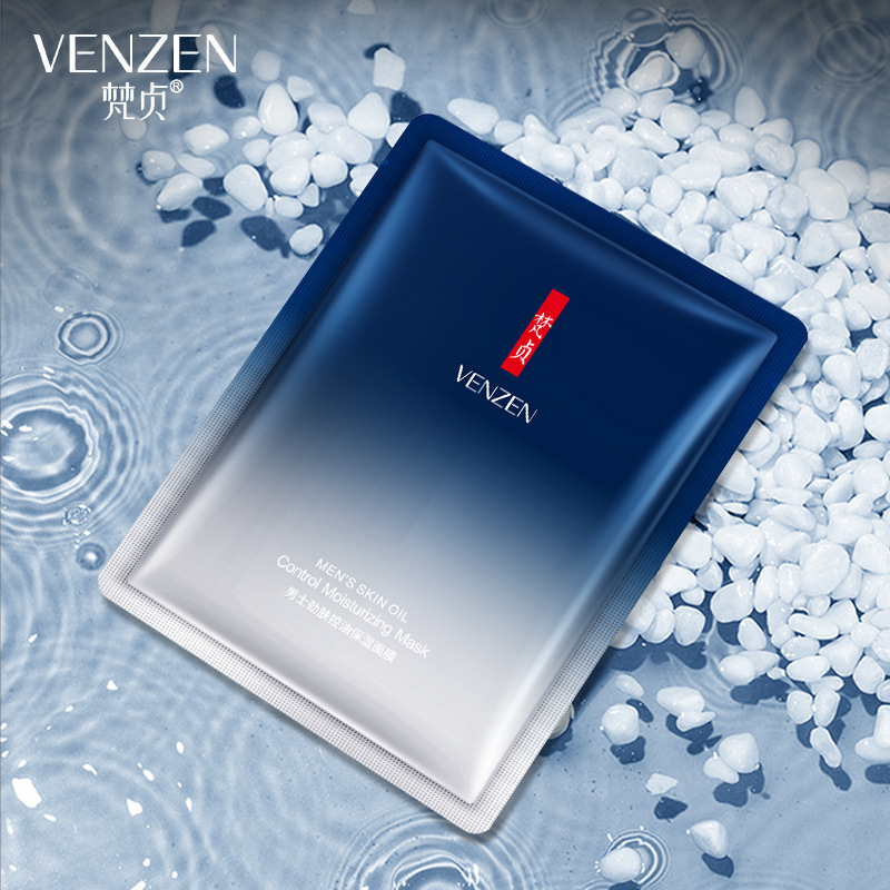 Mặt Nạ Venzen Nội Địa Trung Dành Riêng Cho Nam Giới Dưỡng Trắng Giảm Mụn Kiểm Soát Dầu