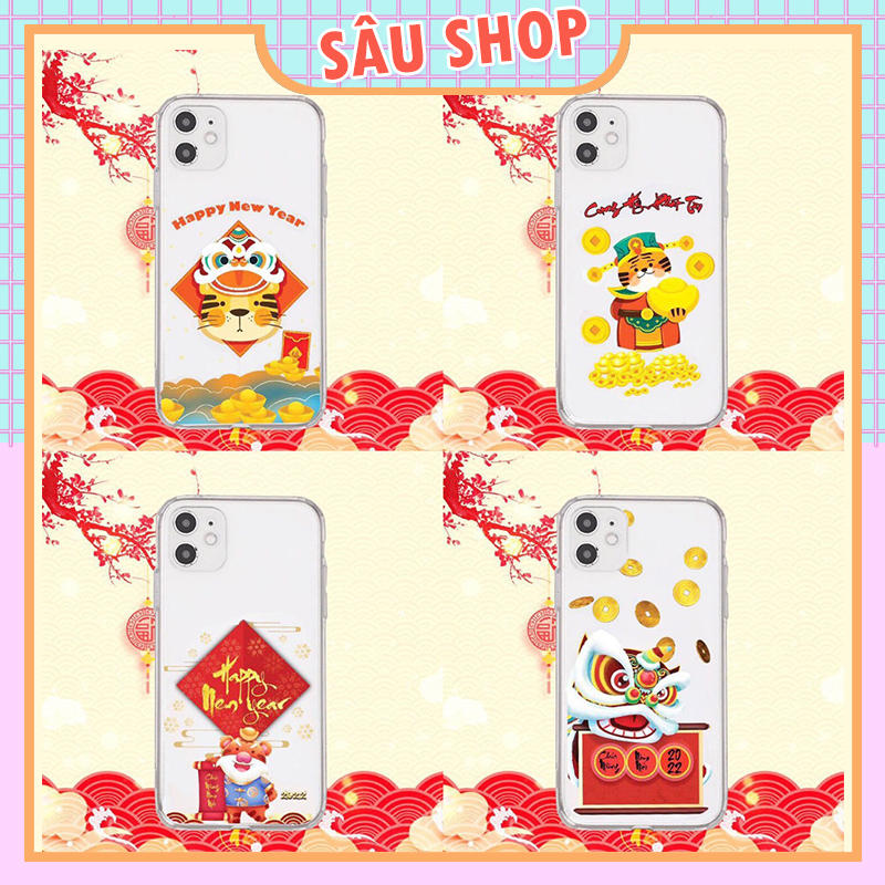 Ốp lưng iphone hot chúc mừng năm mới - thần tài - sâu shop