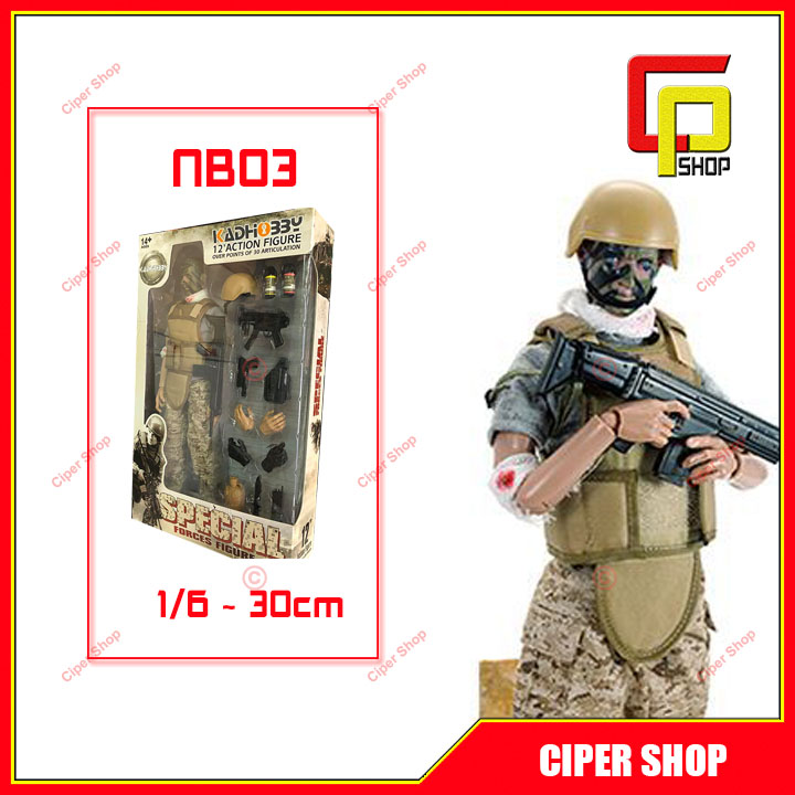 Mô hình lính 1/6 30cm - NB03 Wounded Soldiers - Action Figure