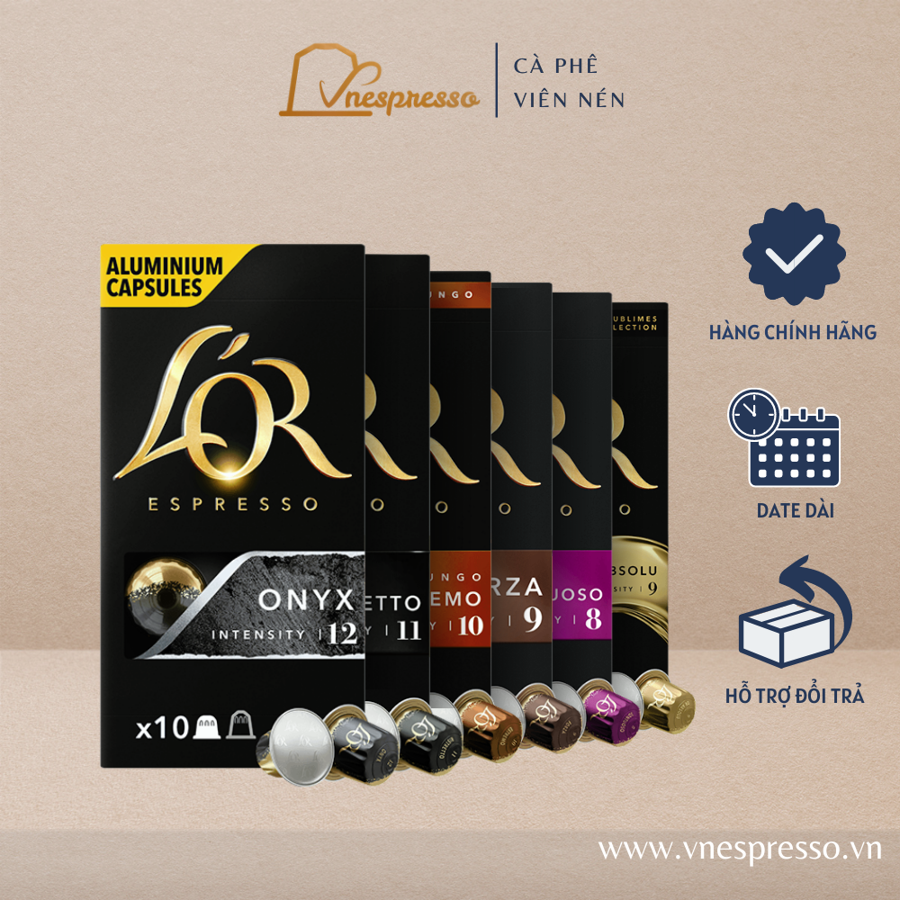 Viên nén cà phê Nespresso compatible OR Classic Intenso - Hộp 10 coffee capsules
