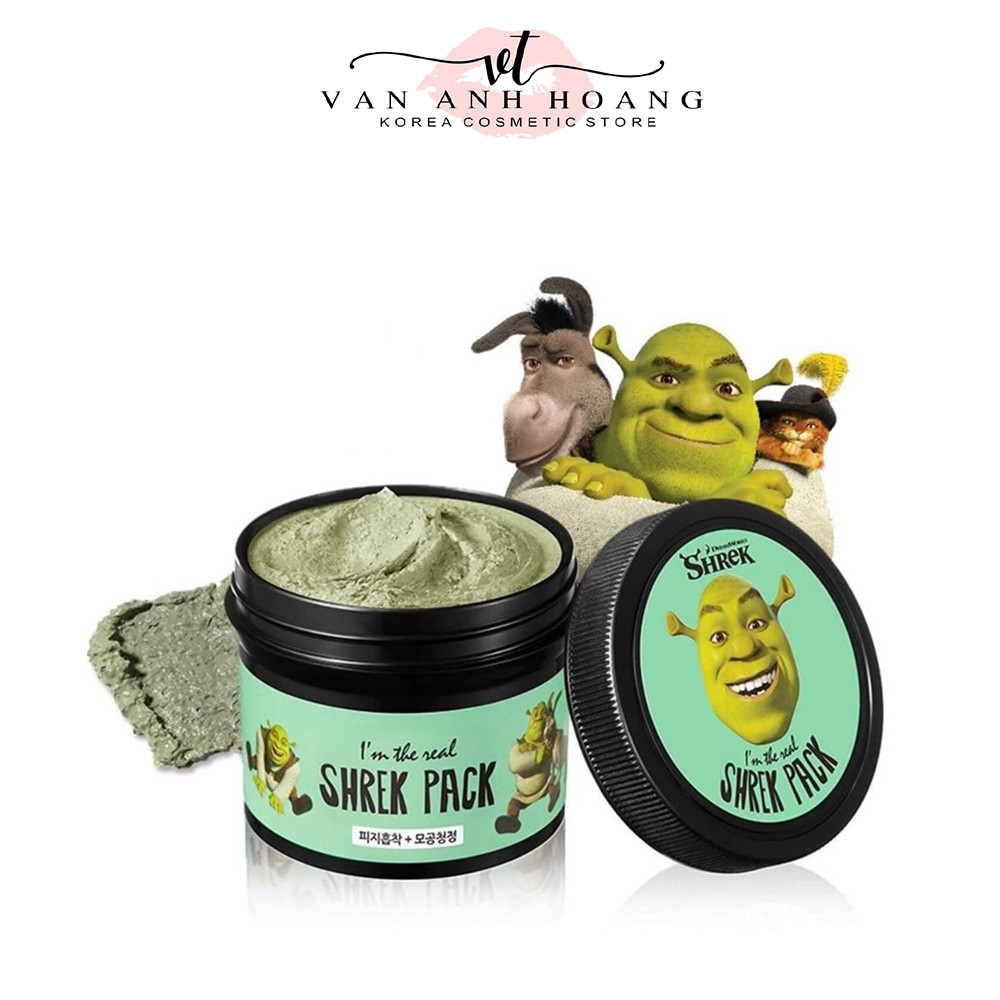 Mặt nạ đất sét bạc hà rau má “i’m the real sherk pack“