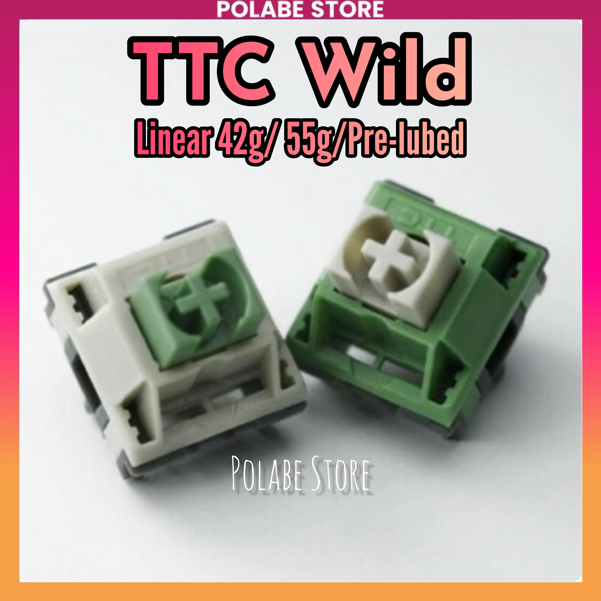 Ttc wild 42g 55g ttc wind linear switch công tắc bàn phím cơ ttc switch - polabe store