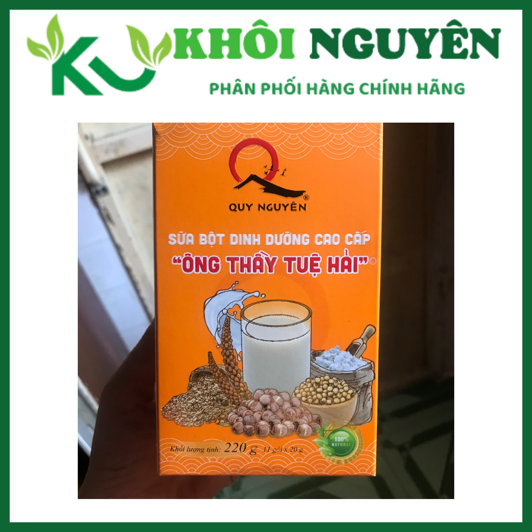 Sữa ông thầy tuệ hải hộp 220g/ 11 gói - chùa long hương