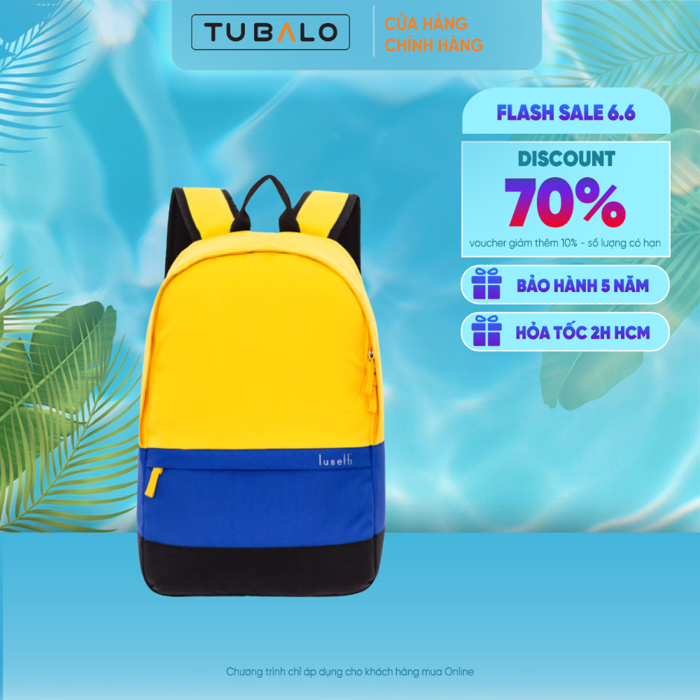 Balo trẻ em thời trang cao cấp siêu nhẹ chống thấm nước cho bé đi học đi chơi LUSETI LS-5092S