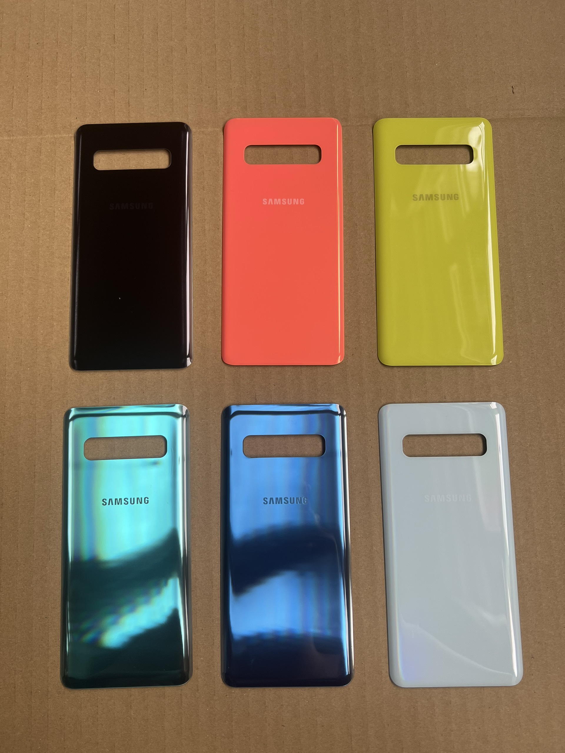 Nắp lưng kính samsung s10 / s10+ / g973 / g975 kính lưng thay thế