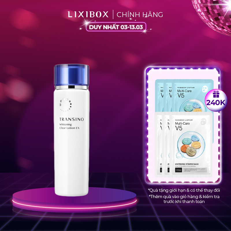 03-05.03 - SIÊU SALE SINH NHẬT Nước Hoa Hồng Transino Whitening Clear