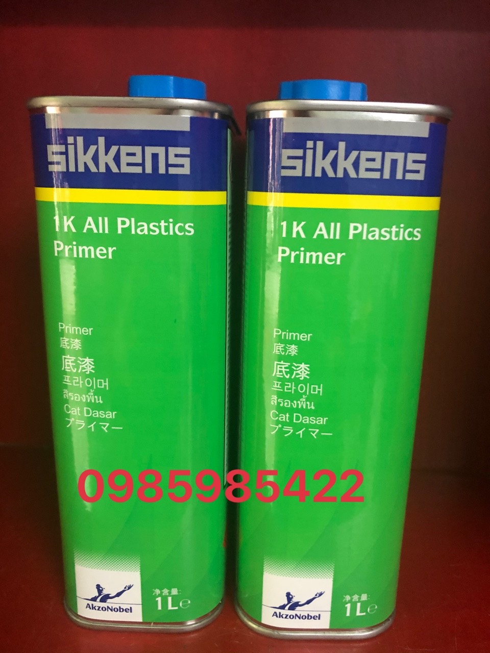 1 Lít Sơn lót nhựa Sikkens 1K All Plastics Primer - sơn lót cho nhựa - sơn oto xe máy - hàng chính hãng
