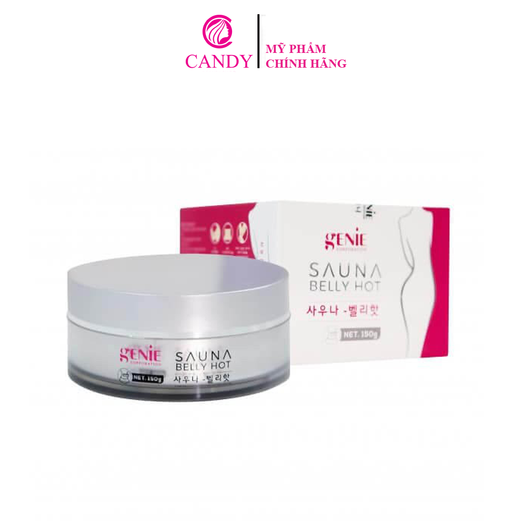 Kem tan mỡ genie sauna belly hot hàn quốc