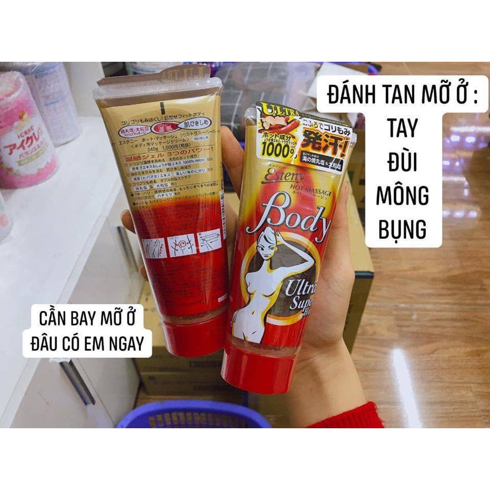 Kem tan mỡ bụng & toàn thân esteny body nhật bản
