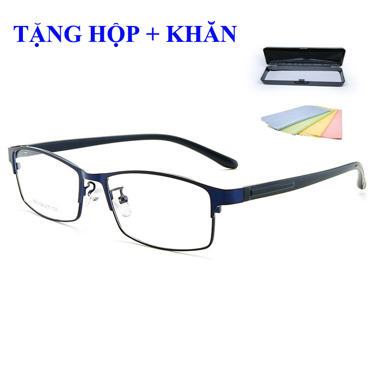 [HCM]Gọng kính cận Nam khung kim loại A923 gọng dẻo