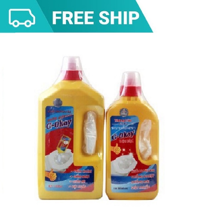 [HCM]2 Chai Thông Cầu Cống G-Okay Công Nghệ Thái Lan Siêu Mạnh 1500gr/Chai -900ml/chai