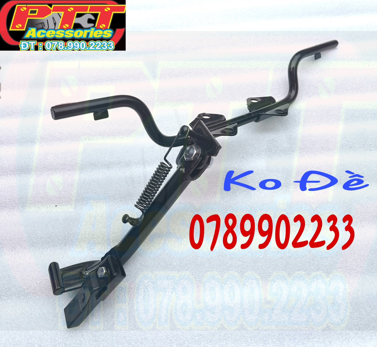 Bộ gác chân trước + chống ngang xe cub 82