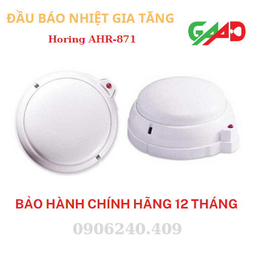 PCCC Đầu báo nhiệt gia tăng Horing 871- đầu báo cháy