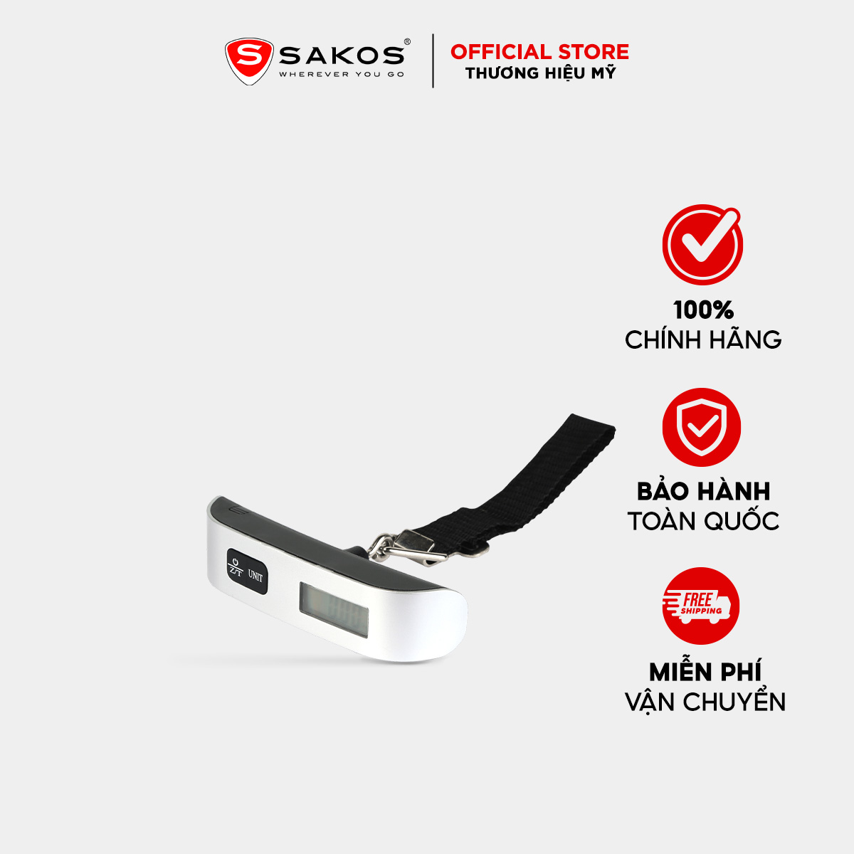  Cân hành lý điện tử cầm tay Sakos NS-14 