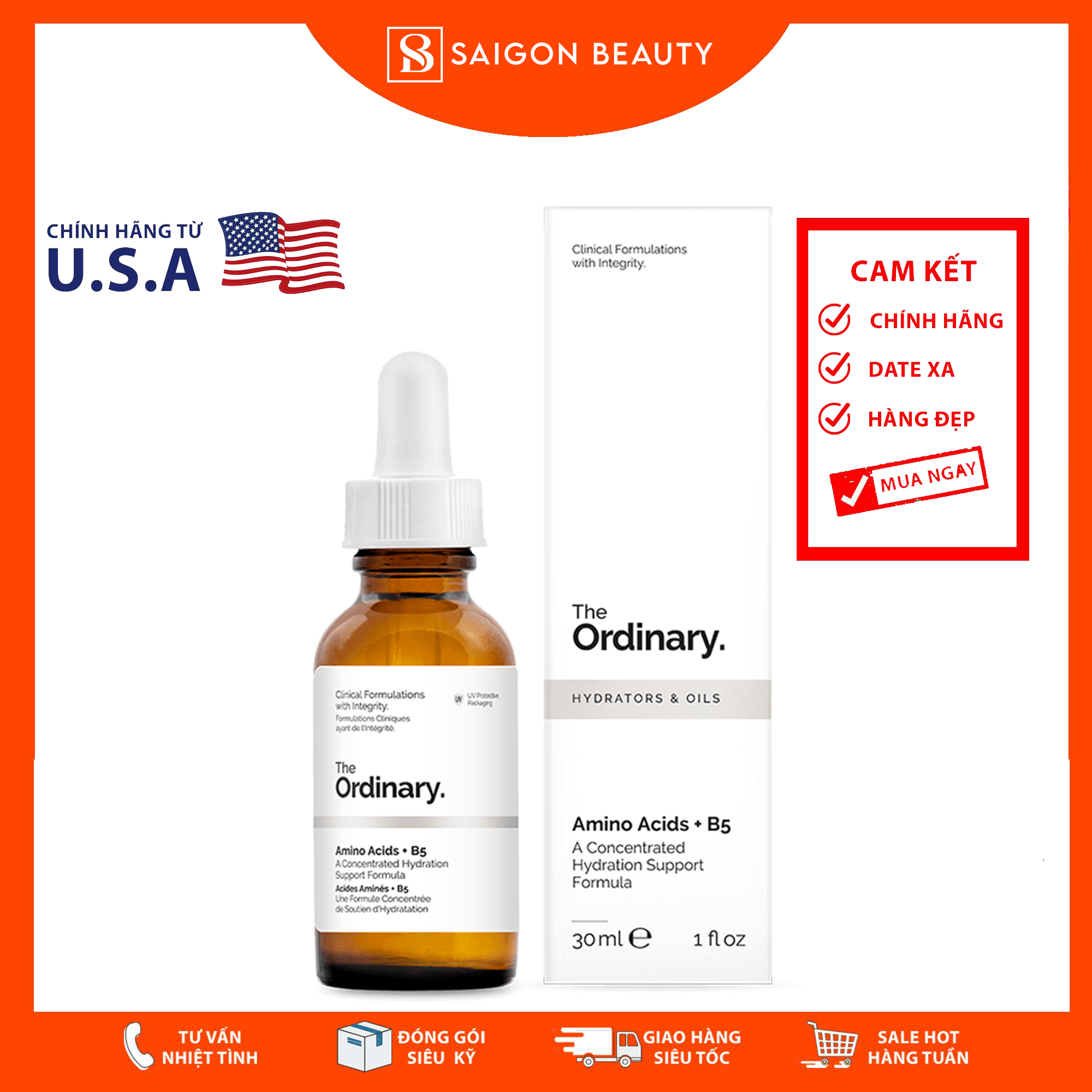 [HCM]Serum The Ordinary Amino Acids + B5 (30mL)