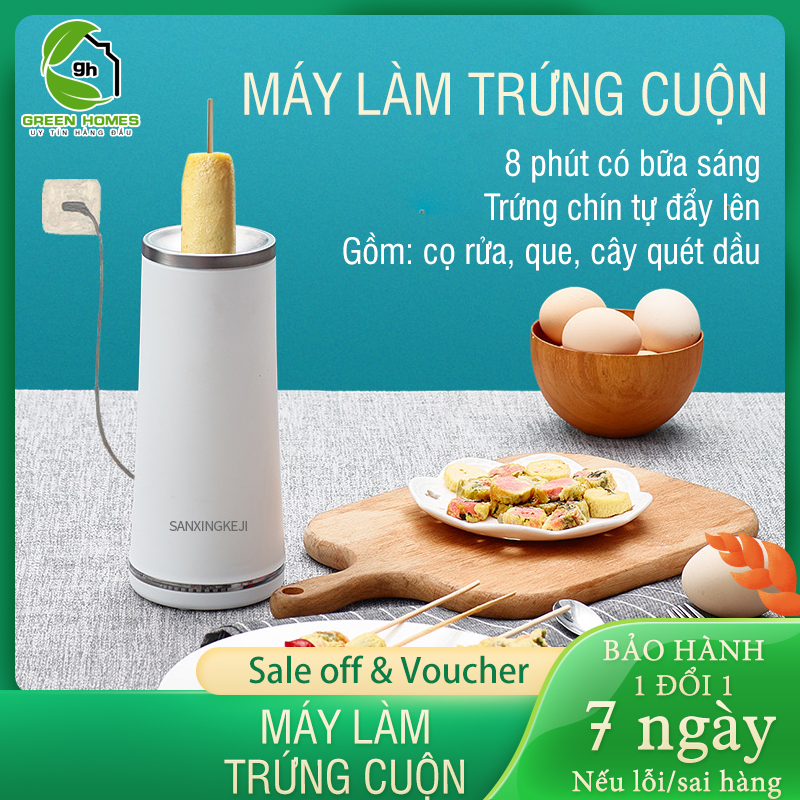 [HCM]Máy làm trứng cuộn xúc xích bằng điện làm bữa sáng chỉ mấy 8 phút đáy chống dính hàng nhập khẩu giá rẻ