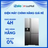 [GIAO TẠI HCM] Tủ lạnh Hitachi Inverter 569 lít R-MY800GVGV0(MIR) - Ngăn Rau Quả Riêng Biệt duy trì độ ẩm 90% - Chế độ Quick Cooling làm lạnh thực phẩm nhanh - Làm lạnh độc lập