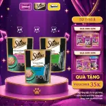 SHEBA Pate cho mèo sành ăn - Thức ăn cho mèo trưởng thành dạng sốt, 70g, 12 gói