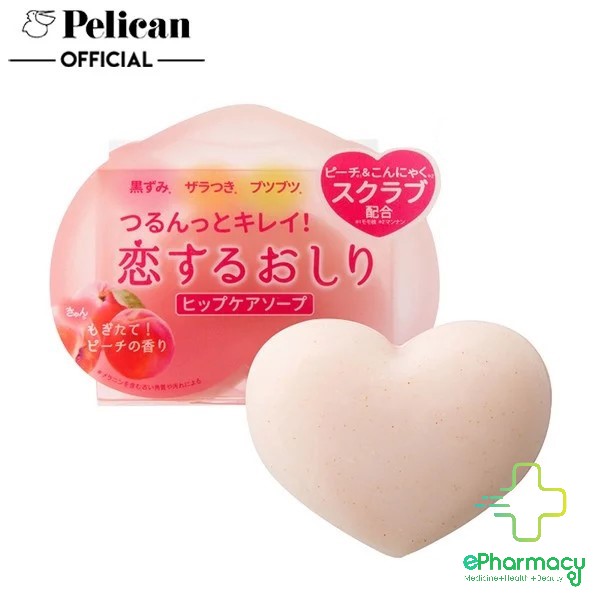 Xà phòng pelican - Xà Phòng Ngừa Thâm Mông Pelican Hip Care Nhật Bản 80g