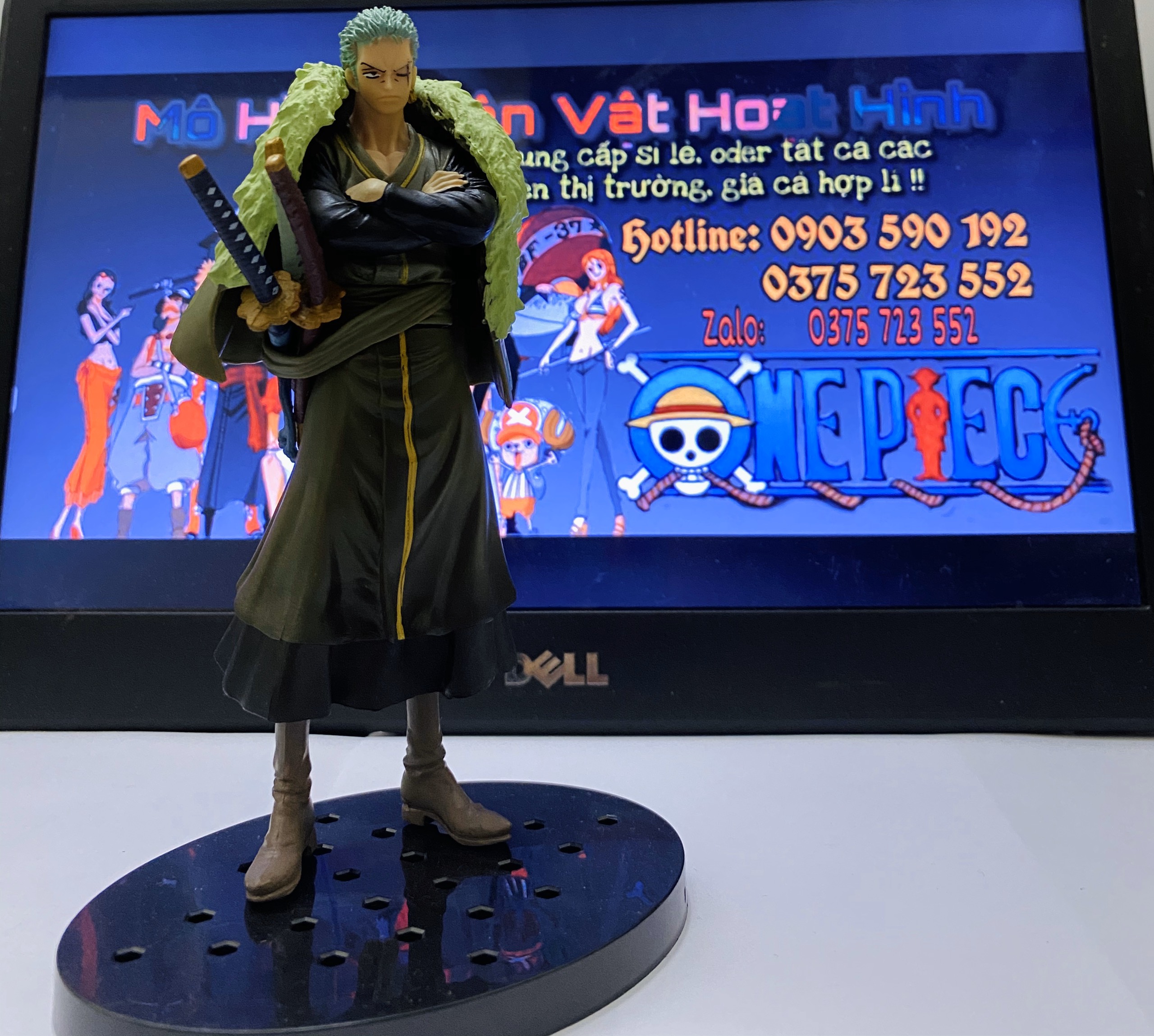 Mô hình nhân vật thợ săn hải tặc Roronoa Zoro ( One Piece )