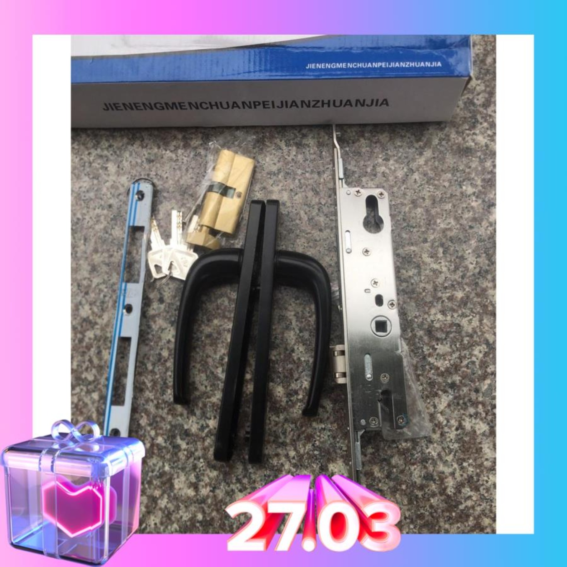 Bộ khóa đa điểm AG, khóa đa điểm AG hàng đẹp giá tốt lắp nhôm xingfa