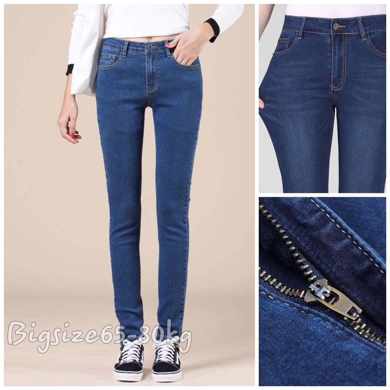 Size Đại Quần jean nữ Quần bò nữ BigSize co giãn thời trang gồm nhiều màu