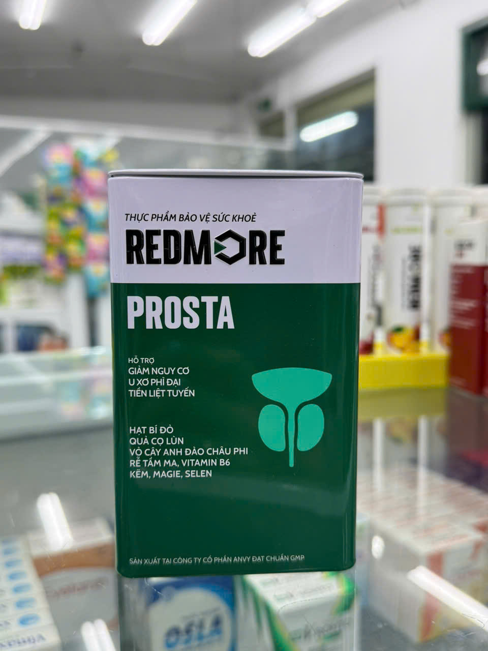 [DR. HANH] CE156 Viên uống Redmore Prosta hỗ trợ giảm nguy cơ phì đại tiền liệt tuyến, tăng sản tiền liệt tuyến - Hộp 30v