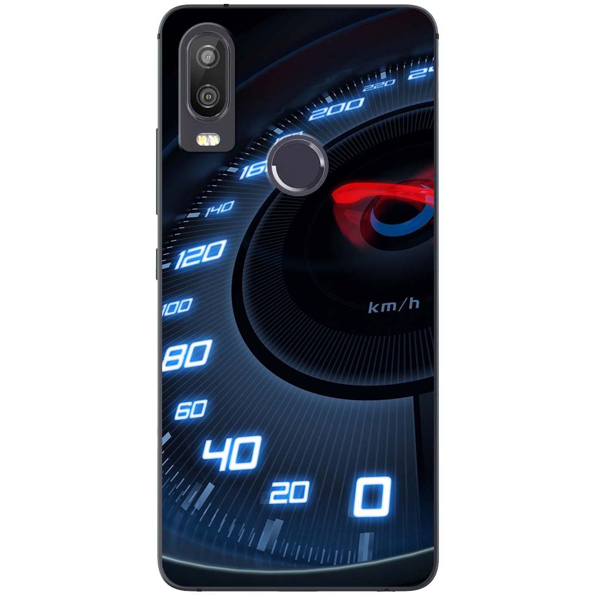 Ốp lưng dành cho Vsmart Active 1 mẫu Đồng hồ tốc độ xanh