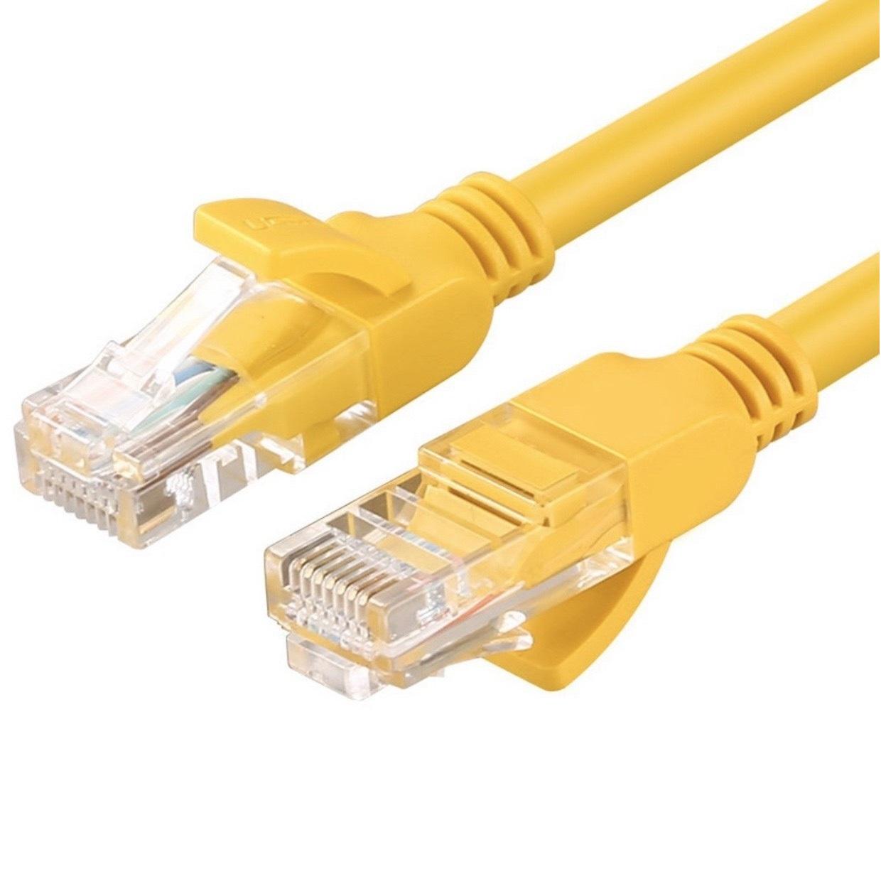 Dây mạng 15M CAT6 ,Dây mạng lan ,Dây mạng WIFI Dây mạng CAT6 ,Dây mạng 2 đầu bấm sẵn (Màu Vàng )