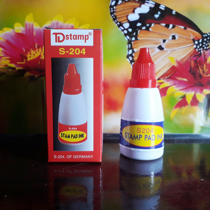 Mực dấu DStamp S-204 (28ml) - Dùng đóng lên giấy