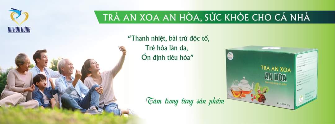 TRÀ AN XOA AN HÒA - Thành phần gồm Cây an xoa, Cà gai leo và Nấm lim xanh