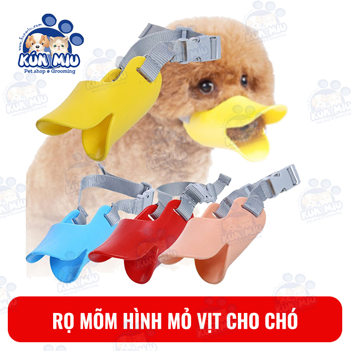 [Hoàn Tiền 10%] Rọ mõm hình mỏ vịt Aduck cỡ trung cho chó 5-7kg