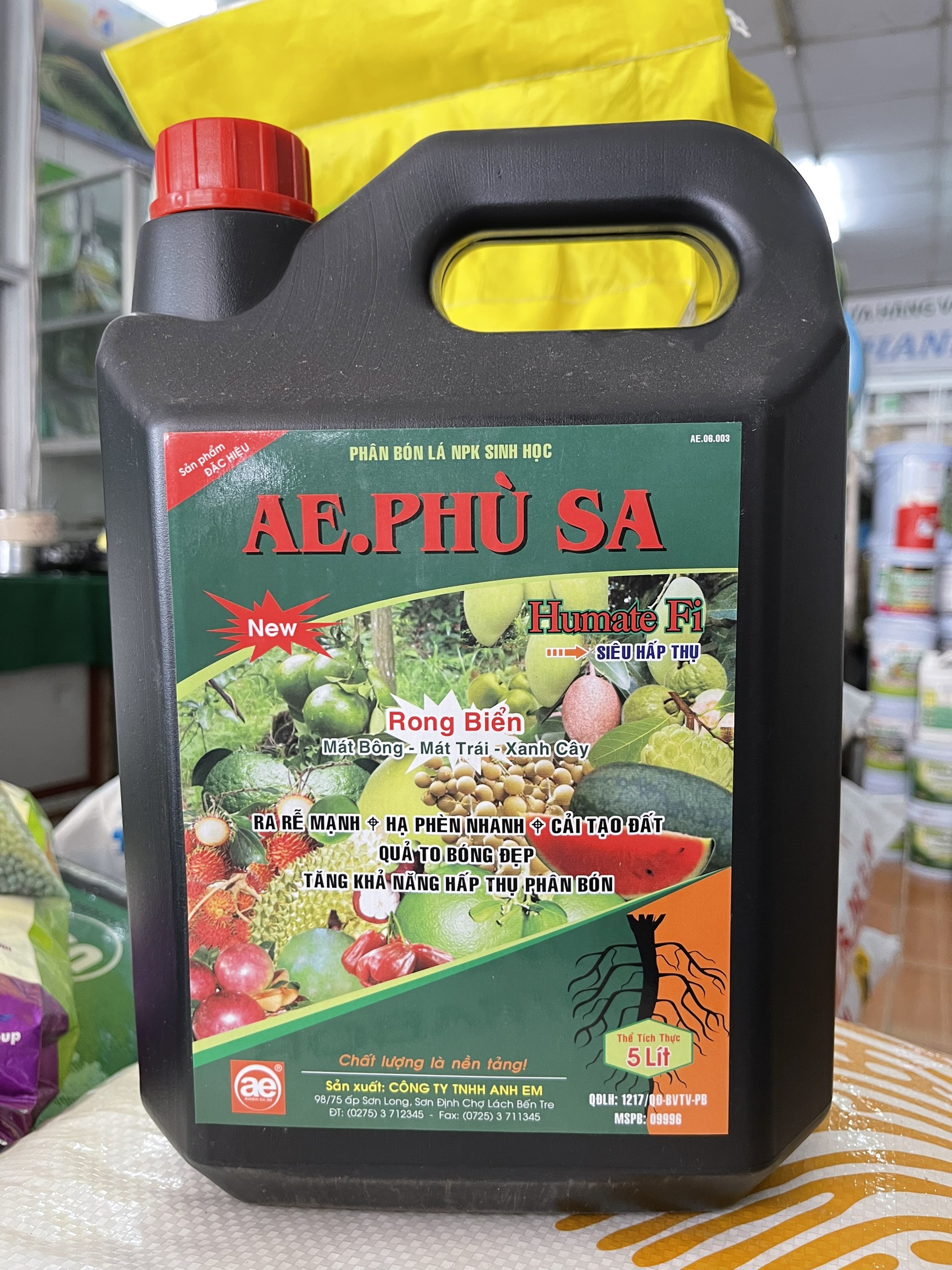 Can tưới ae phù sa giúp ra rễ, hạ phèn, cải tạo đất