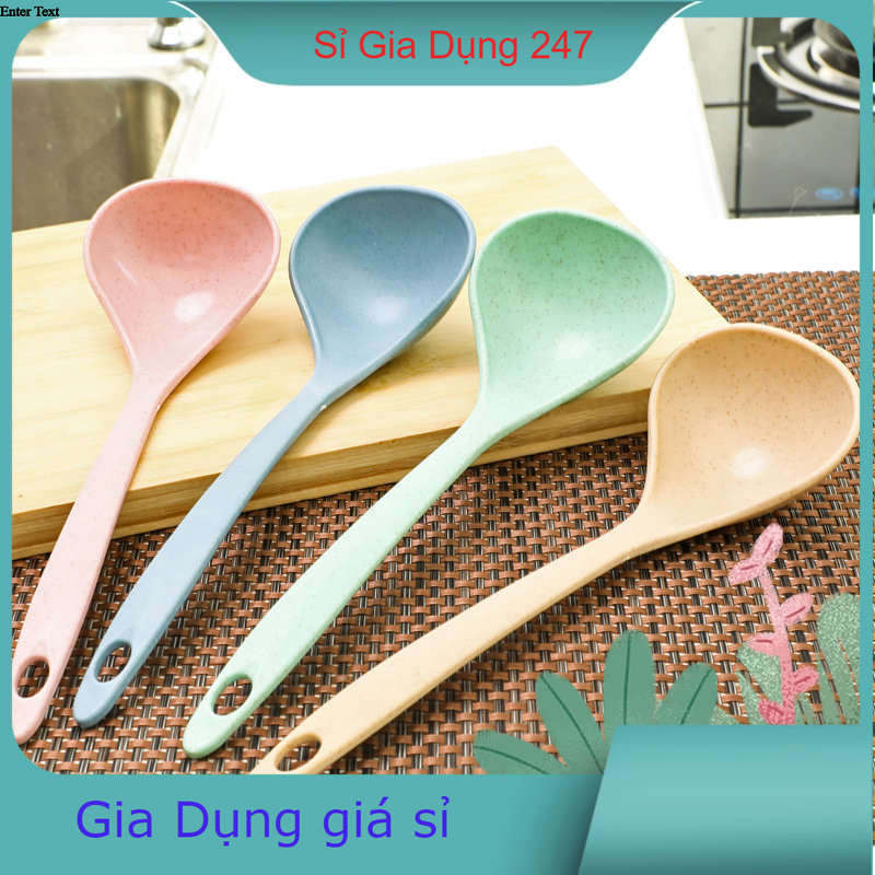 Vá múc canh lúa mạch nhiều màu