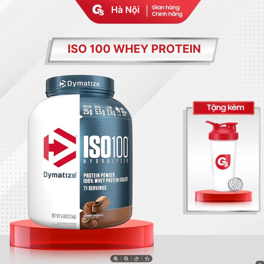  Whey Protein Tăng Cơ Dymatize ISO 100 Hydrolyzed 100% Whey Protein Isolate  - GYMSTORE 