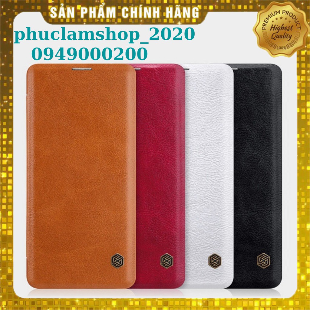 Bao da nillkin qin cho samsung galaxy s10 plus/s10 lite/s10 5g/s10e/s10/s9 plus/s9/s8 plus/s8 có ngăn đựng thẻ