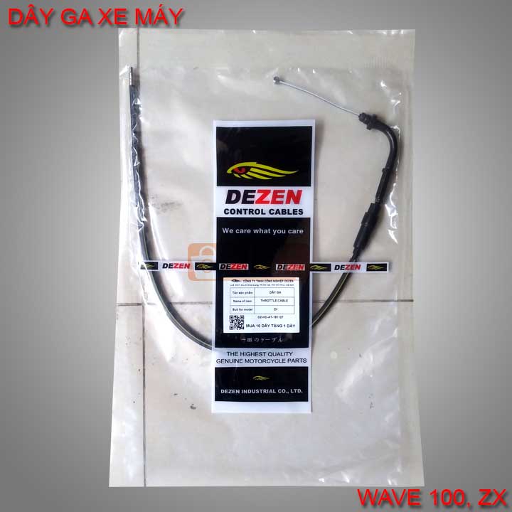 Dây ga gắn xe máy wave 100, zx giá rẻ