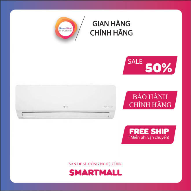 Máy lạnh LG Inverter 1.5 HP V13WIN Hẹn giờ bật tắtThổi gió dễ chịu