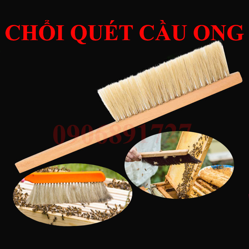 Chổi quét Cầu Ong Lông Ngựa Cực Mềm Và Rất An Toàn Cho Ong