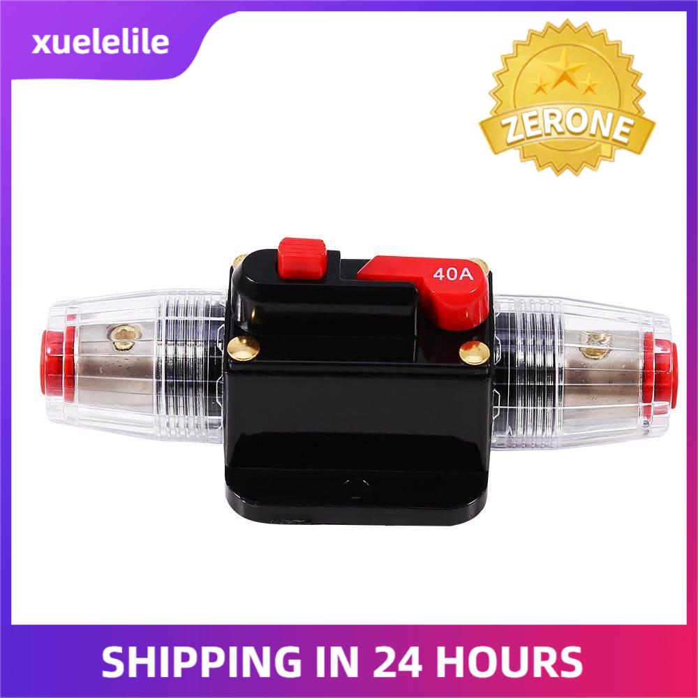 Bộ Ngắt Mạch 1 Cái 12V DC 40A Đặt Lại Cầu Chì Có Thể Đặt Lại Thuận Tiện Dễ Dàng Sử Dụng Cho Xe Hơi