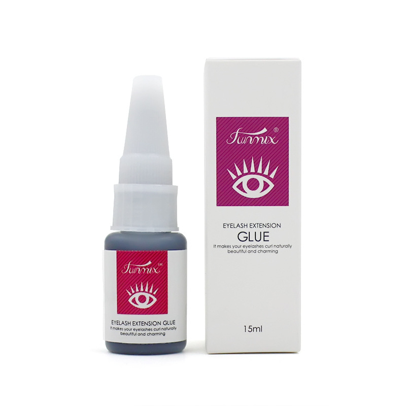 Keo nối mi dạng keo gel hiệu Fumix giúp nối mi cực chắc độ bên 5-6 tuần keo có cay..