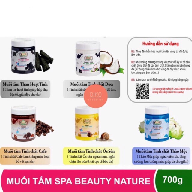 Muối tắm tẩy da chết body nhập khẩu thái lan chính hãng