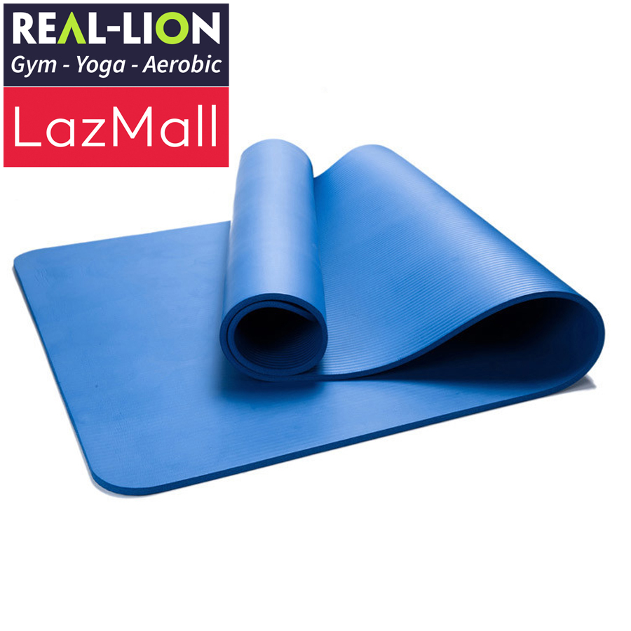 Thảm tập Yoga REAL-LION - Thảm Yoga mềm mại, êm ái (Tặng kèm túi và dây đeo) - RL21 ( GIAO MÀU NGẪU NHIÊN )